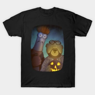 Muppet Maniacs - Beaker & Honeydew as Michael Myers & Loomis T-Shirt